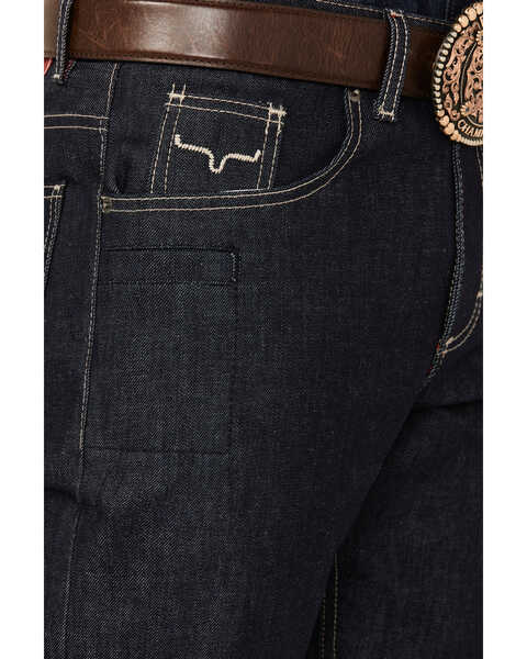 Image #2 - Kimes Ranch Men's Raw James Low Straight Bootcut Jeans , Blue, hi-res