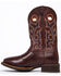 Image #3 - Rank 45 Men's Xero Gravity Chocolate Western Boots - Broad Square Toe, , hi-res