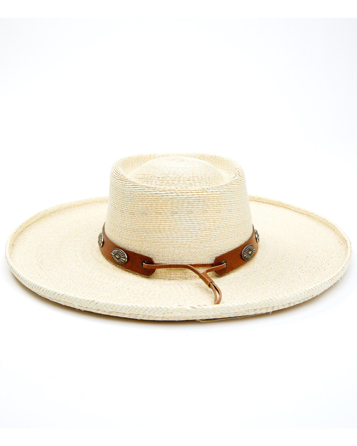 Image #3 - Idyllwind Women's Sunset Rider Palm Leaf Straw Western Hat, Cream, hi-res