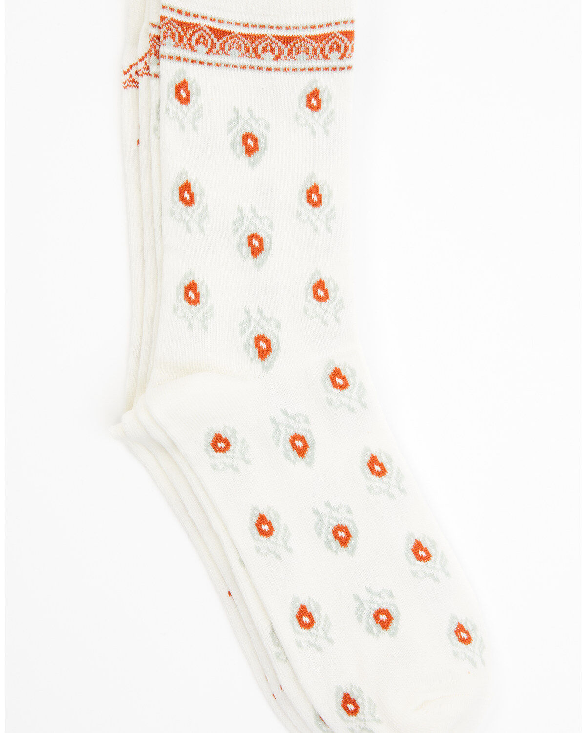 Image #1 - Shyanne Women's Floral Crew Socks - 2-Pack, Multi, hi-res