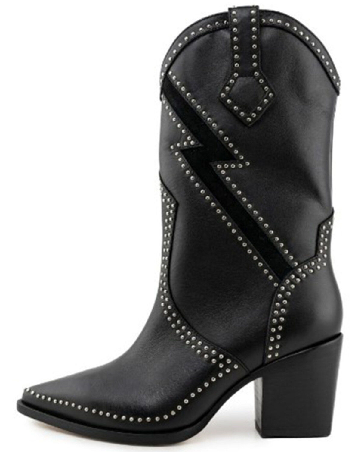 Image #2 - Dante Women's Freddie Western Boots - Round Toe, Black, hi-res