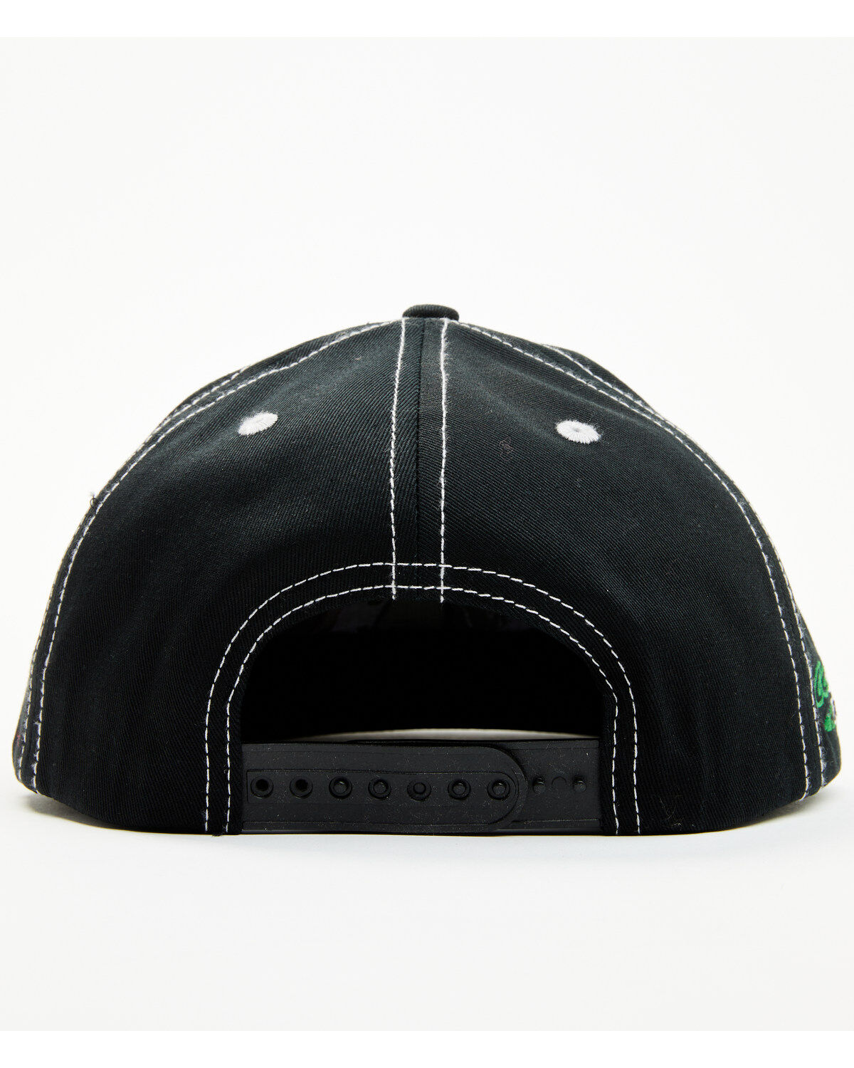 Image #4 - Cowboy Hardware Men's Mexico Flag Bull Rider Ball Cap, Black, hi-res