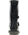 Image #5 - Harley Davidson Women's Addie Buckle Studded Motorcycle Boots - Round Toe, Black, hi-res