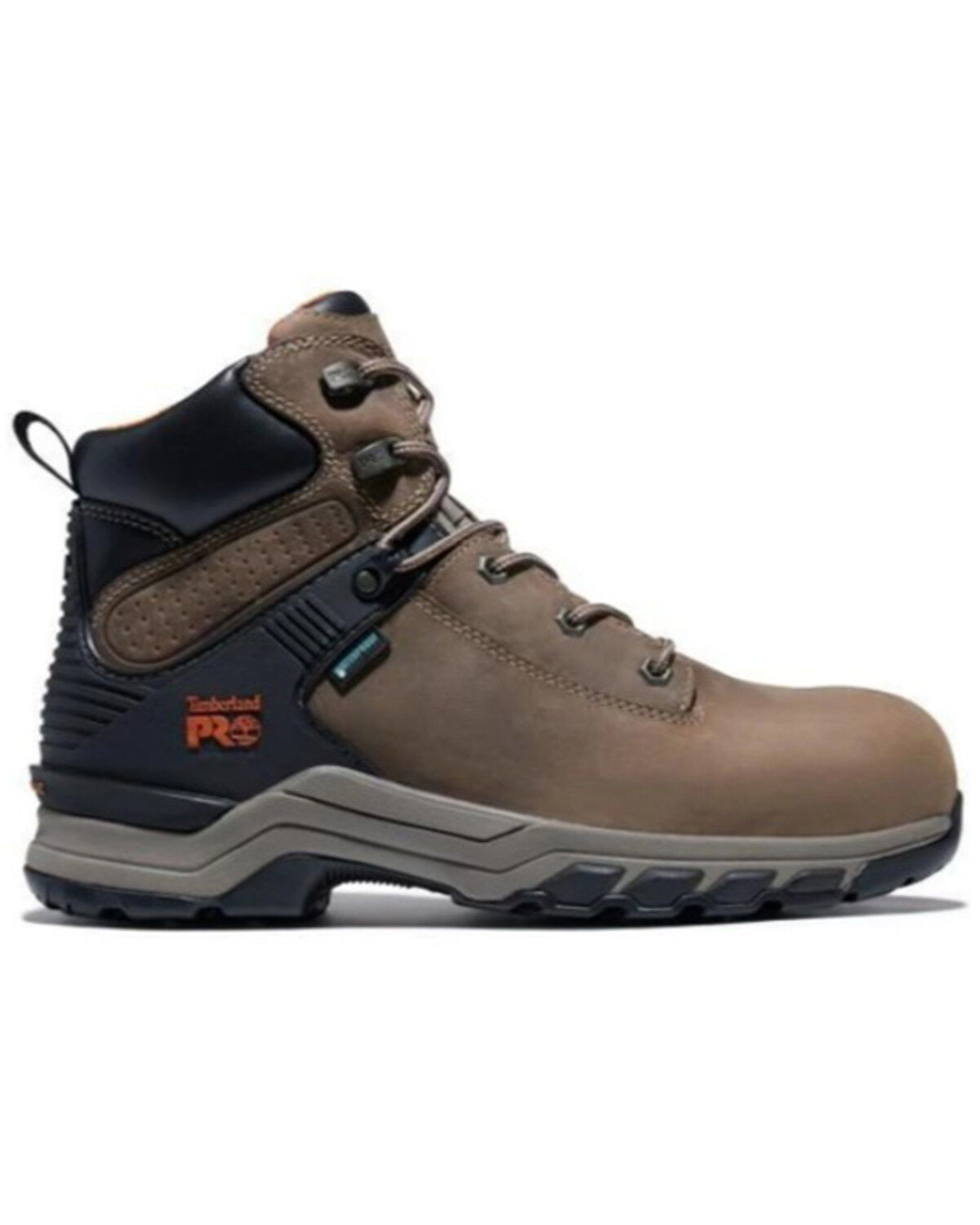 Image #2 - Timberland PRO Men's Hypercharge Waterproof Work Boots - Composite Toe, Brown, hi-res