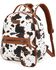 Image #2 - Wrangler Women's Cow Print Backpack, Brown, hi-res