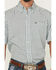Image #3 - Cinch Men's Geo Print Short Sleeve Button-Down Performance Stretch Western Shirt - Big, Mint, hi-res