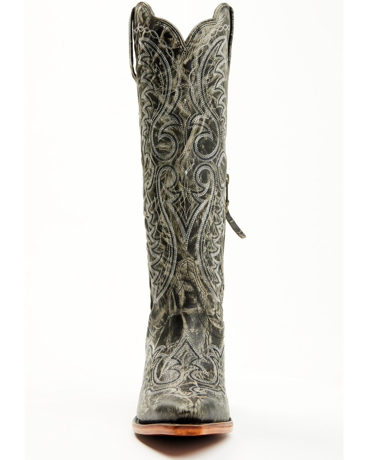 Image #4 - Durango Women's Crush Tall Western Boots - Snip Toe, Grey, hi-res