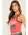 Image #2 - Blue Life Women's Lonestar Tank, Red, hi-res