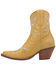 Image #3 - Dingo Women's Primrose Western Booties - Snip Toe, Yellow, hi-res