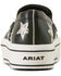 Image #3 - Ariat Women's Skylar Star Slip-On Casual Shoes, Black, hi-res