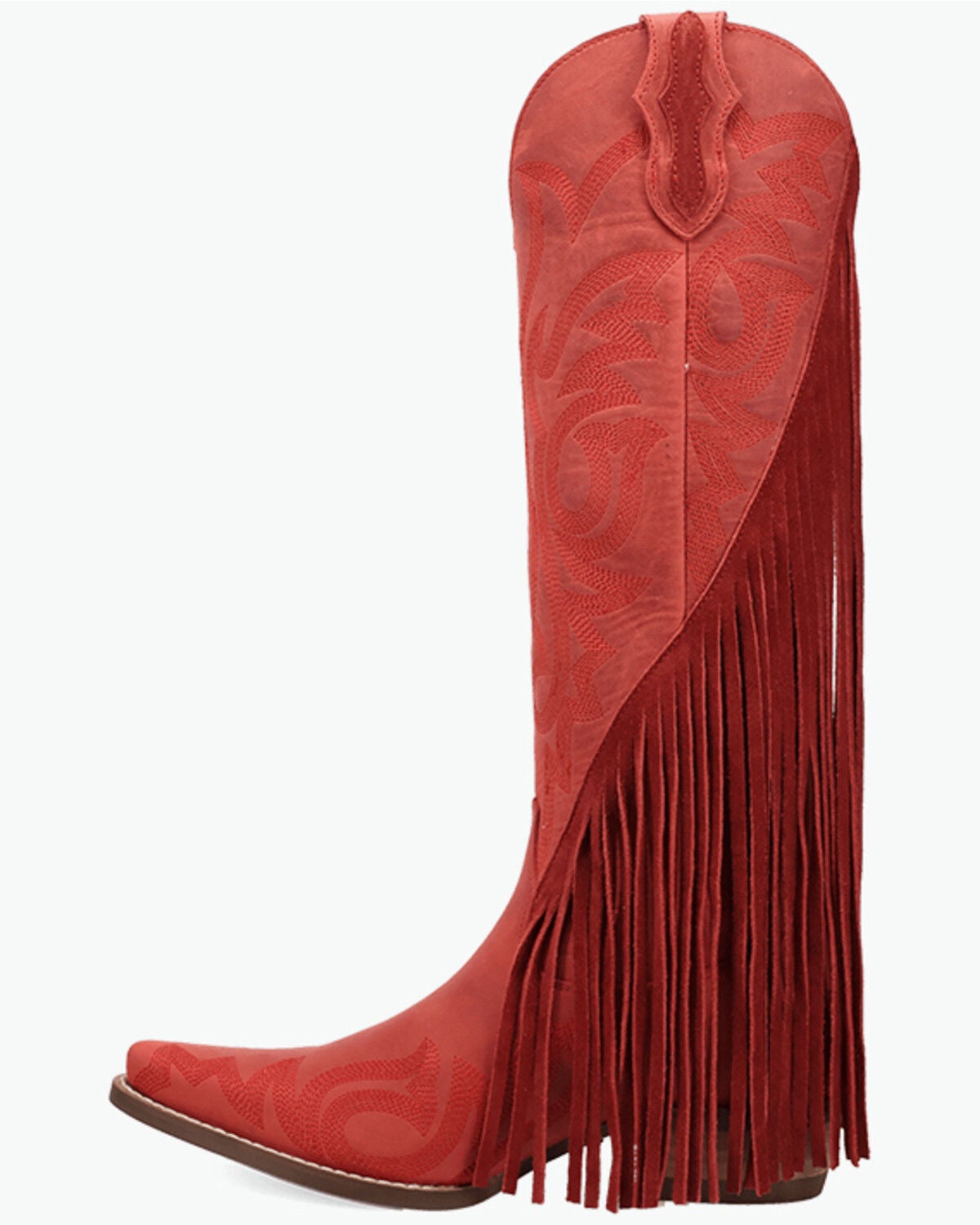 Image #3 - Dingo Women's Walk West Western Boots - Snip Toe, Red, hi-res