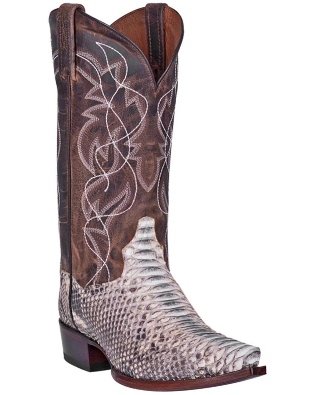 maroon snakeskin boots