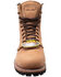 Image #4 - Ad Tec Men's 9" Waterproof Logger Work Boots - Steel Toe, Brown, hi-res
