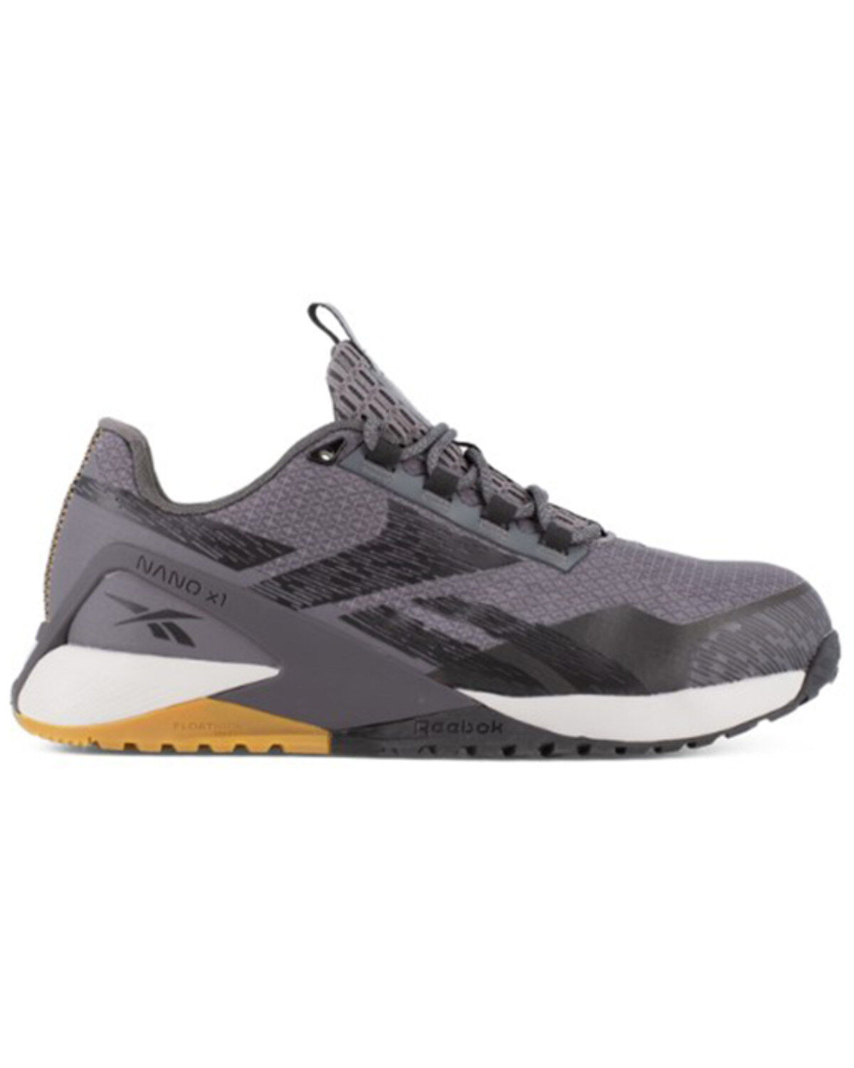 Image #2 - Reebok Men's Nano X1 Adventure Athletic Work Shoes - Composite Toe, Black/grey, hi-res