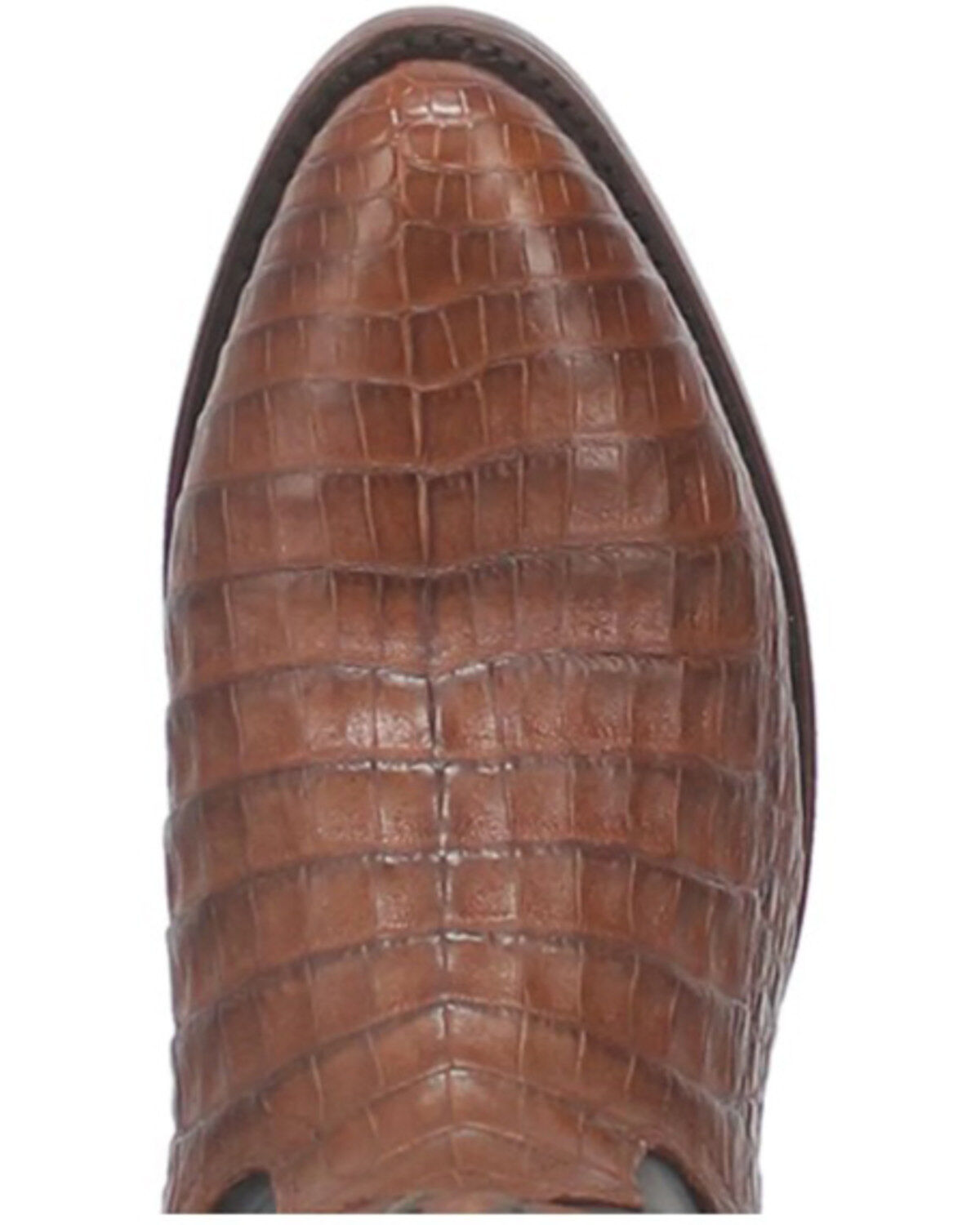 Image #6 - Dan Post Men's Socrates Caiman Exotic Western Boots - Round Toe, Medium Brown, hi-res