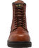 Ad Tec Men's 8" Tumbled Leather Work Boots - Soft Toe, Brown, hi-res