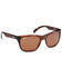 Hobie Woody Satin Tortoise & Copper PC Polarized Sunglasses , Brown, hi-res