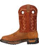 Image #3 - Rocky Men's Original Ride Western Boots, Tan, hi-res
