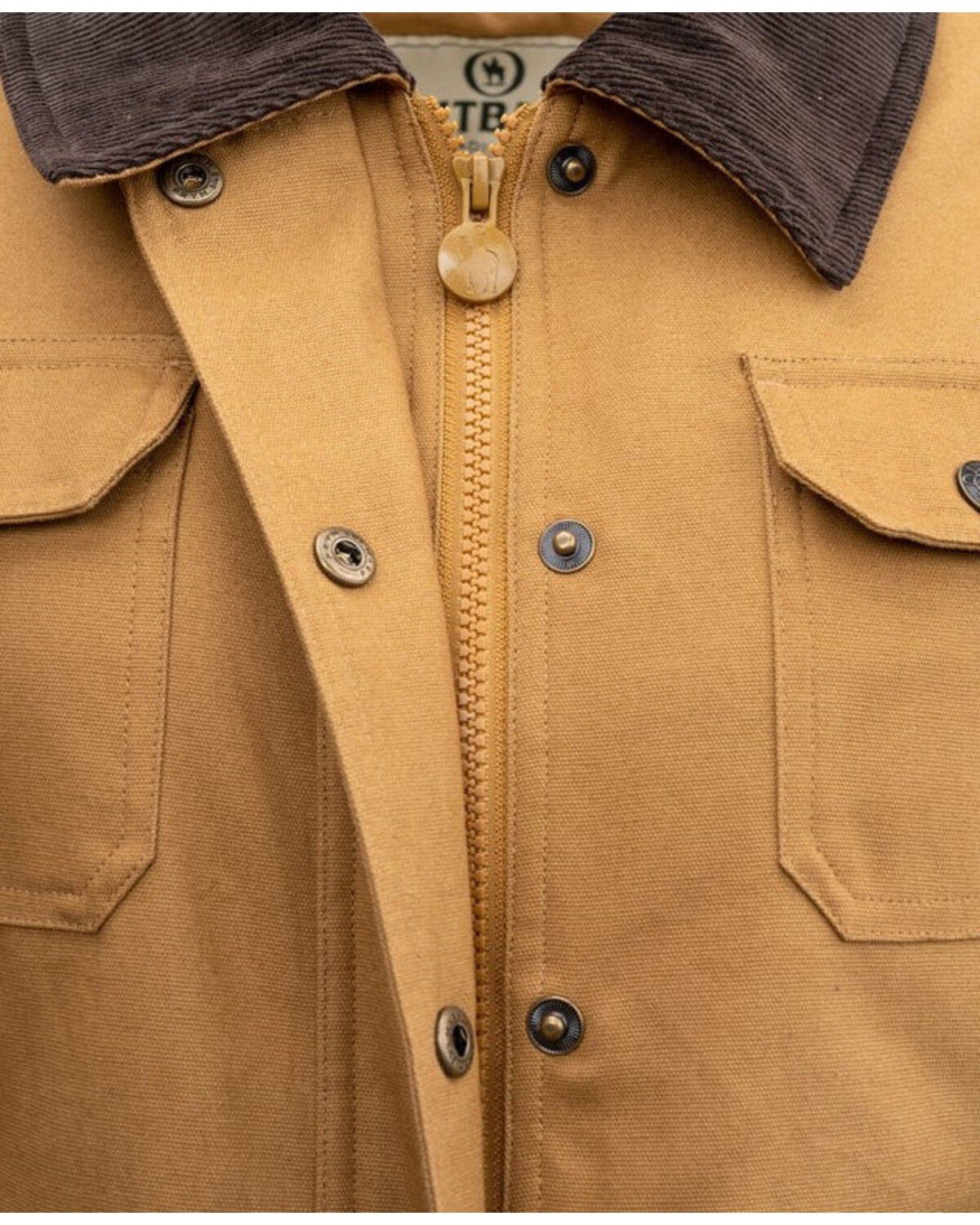 Image #4 - Outback Trading Co Women's Gidley Canvas Jacket - Plus, Tan, hi-res