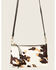 Hobo Women's Darcy Hair-On Hide Convertible Crossbody Bag, Brown, hi-res