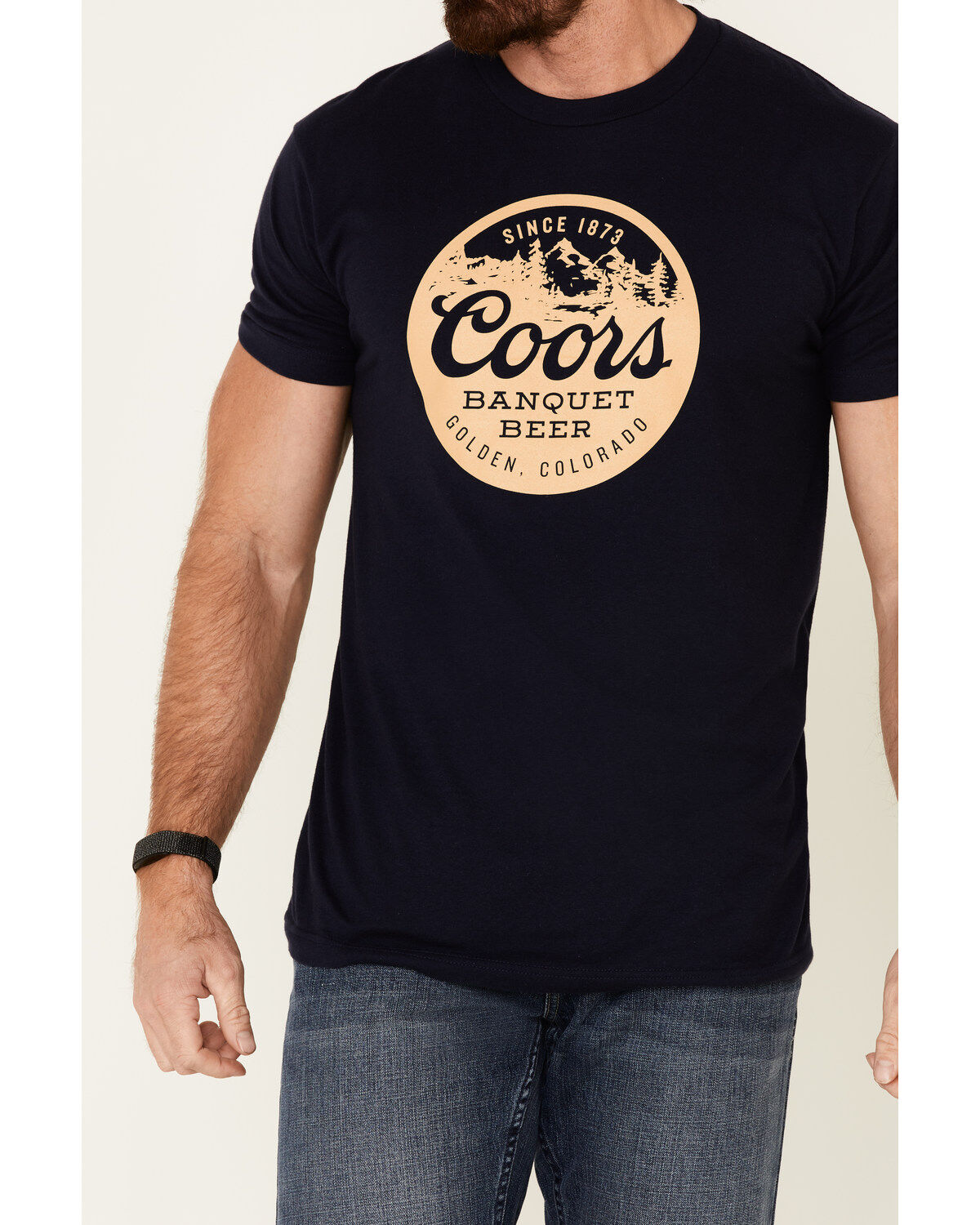 Image #3 - Brew City Beer Gear Men's Coors Circle Logo Graphic T-Shirt, , hi-res
