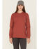 Image #2 - Ariat Women's FR Pima Stretch US Logo Baselayer Long Sleeve Work T-Shirt, Red, hi-res