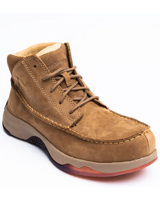 Cody James Men's Casual Driver Work Boots - Composite Toe, Brown, hi-res