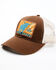 Cody James Men's Steer Recreation Patch Mesh-Back Ball Cap , Brown, hi-res