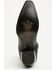 Image #7 - Circle G Women's Embroidered Triad Western Boots - Snip Toe, Black/white, hi-res