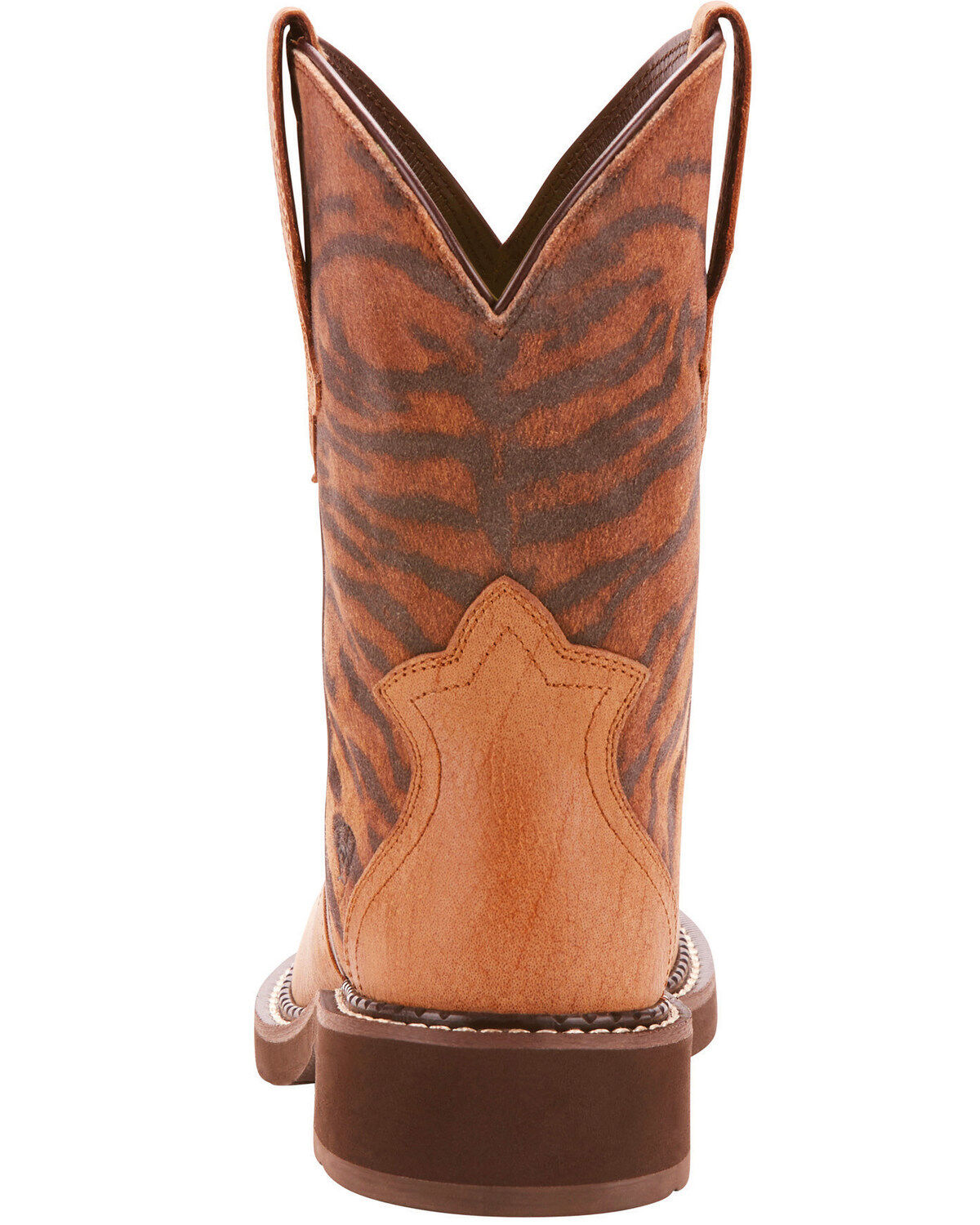 Ariat® Ladies Circuit Shiloh Toffee Brown Tiger Print Boots 10024928