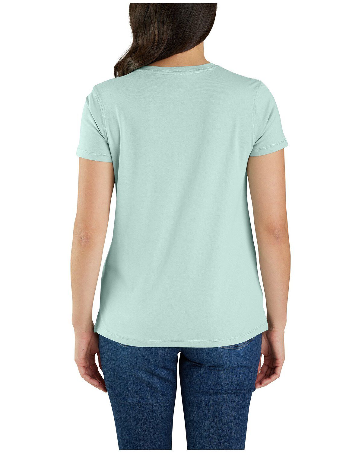 Image #2 - Carhartt Women's Relaxed Fit Lightweight Short Sleeve Work Tee - Plus, , hi-res