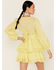 Image #5 - Maia Bergman Women's Mika Lace Tiered Mini Dress, Yellow, hi-res