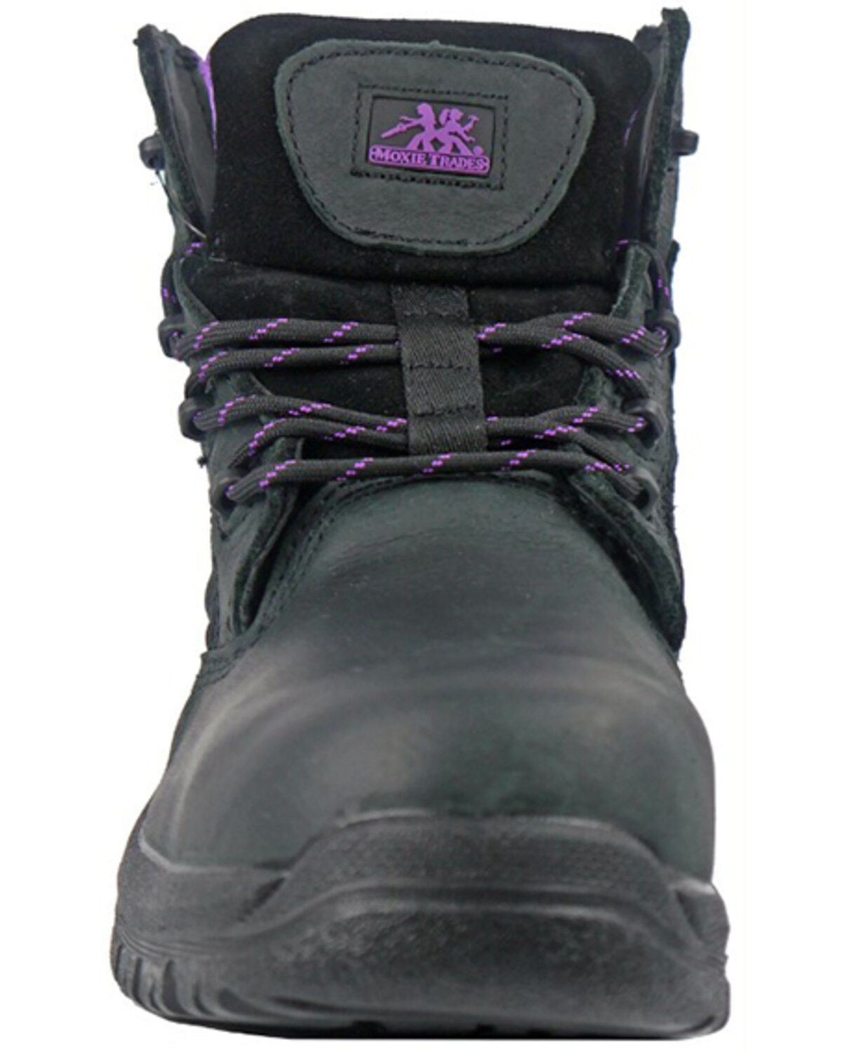 Image #4 - Moxie Trades Women's 6" Tina Waterproof Work Boots - Composite Toe, Black, hi-res