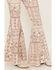 Image #2 - Shyanne Women's High Rise Paisley Americana Print Flare Jeans, Multi, hi-res