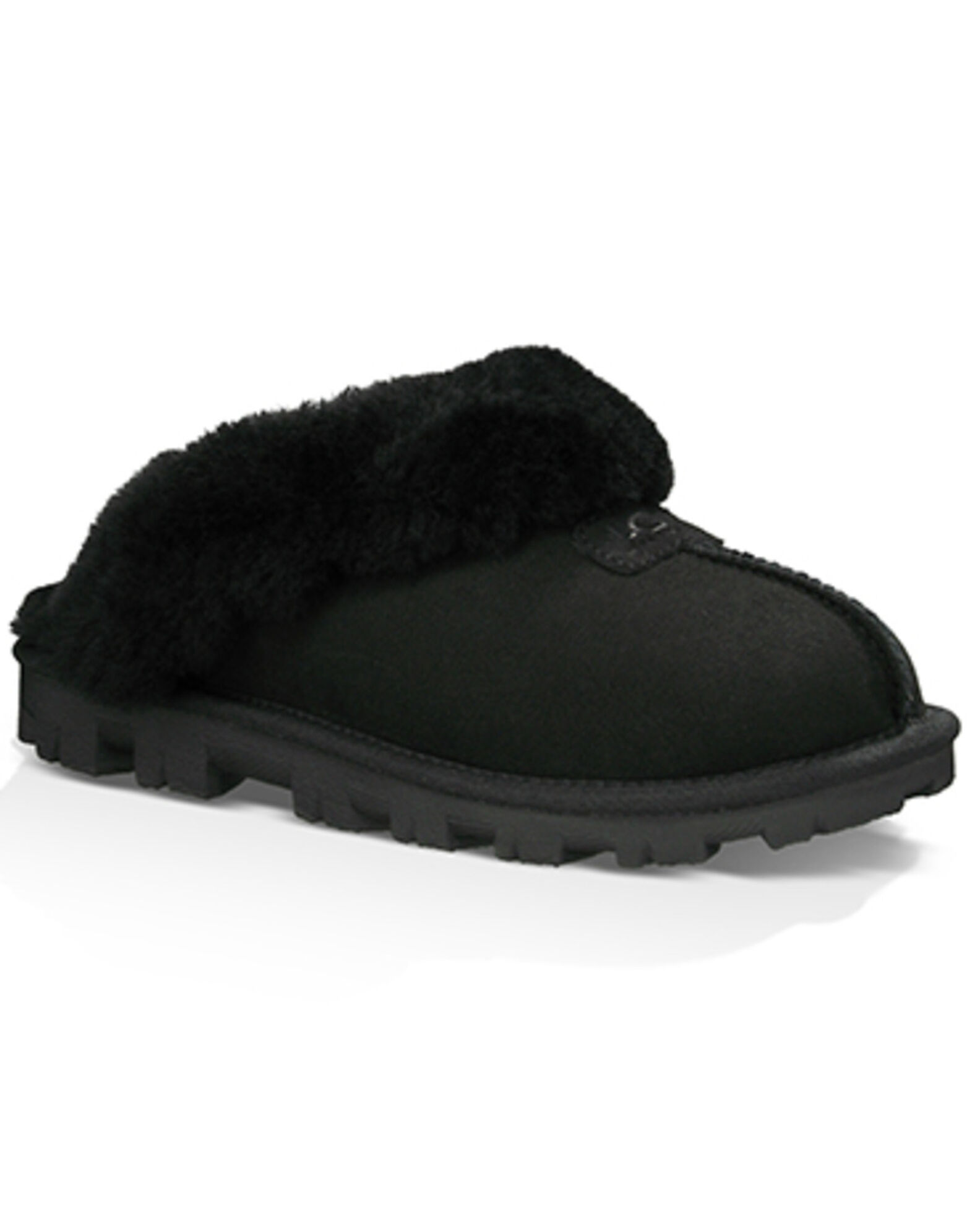 Image #1 - UGG Women's Coquette Slippers, Black, hi-res