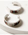 Image #1 - Idyllwind Women's Cheshire Beaded Hoop Earrings, Silver, hi-res