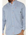 Image #3 - Ariat Men's FR Striped Long Sleeve Button Work Shirt, Blue, hi-res