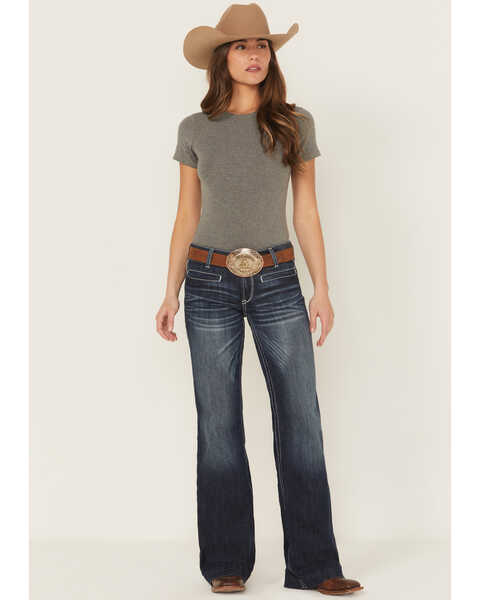 Ariat Women's Entwined Trousers, Blue, hi-res