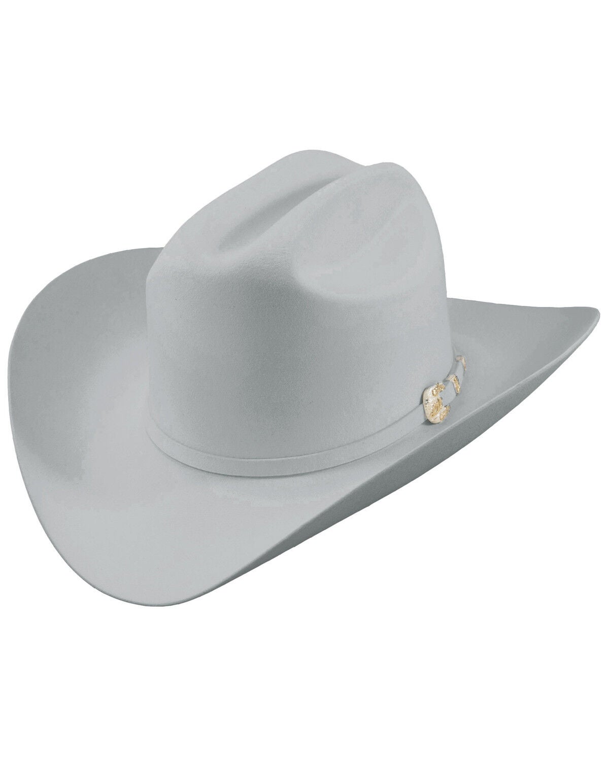 Image #1 - Larry Mahan Imperial 1000X Felt Cowboy Hat, Silver, hi-res