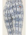 Rock & Roll Denim Women's Southwestern Print High Rise Flare Jeans, Blue, hi-res
