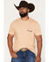 Image #2 - Wrangler Men's High Desert Skull Short Sleeve Graphic T-Shirt, Yellow, hi-res
