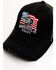 Moonshine Spirit Men's America First Flag Patch Mesh Ball Cap, Black, hi-res