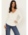 Idyllwind Women’s Taft Lace Trim Shirt, Ivory, hi-res