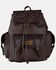 Image #1 - Wrangler Women's Vintage Floral Tooled Backpack, Coffee, hi-res