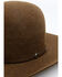 Rodeo King Men's 7X Open Crown Fur Felt Western Hat , , hi-res