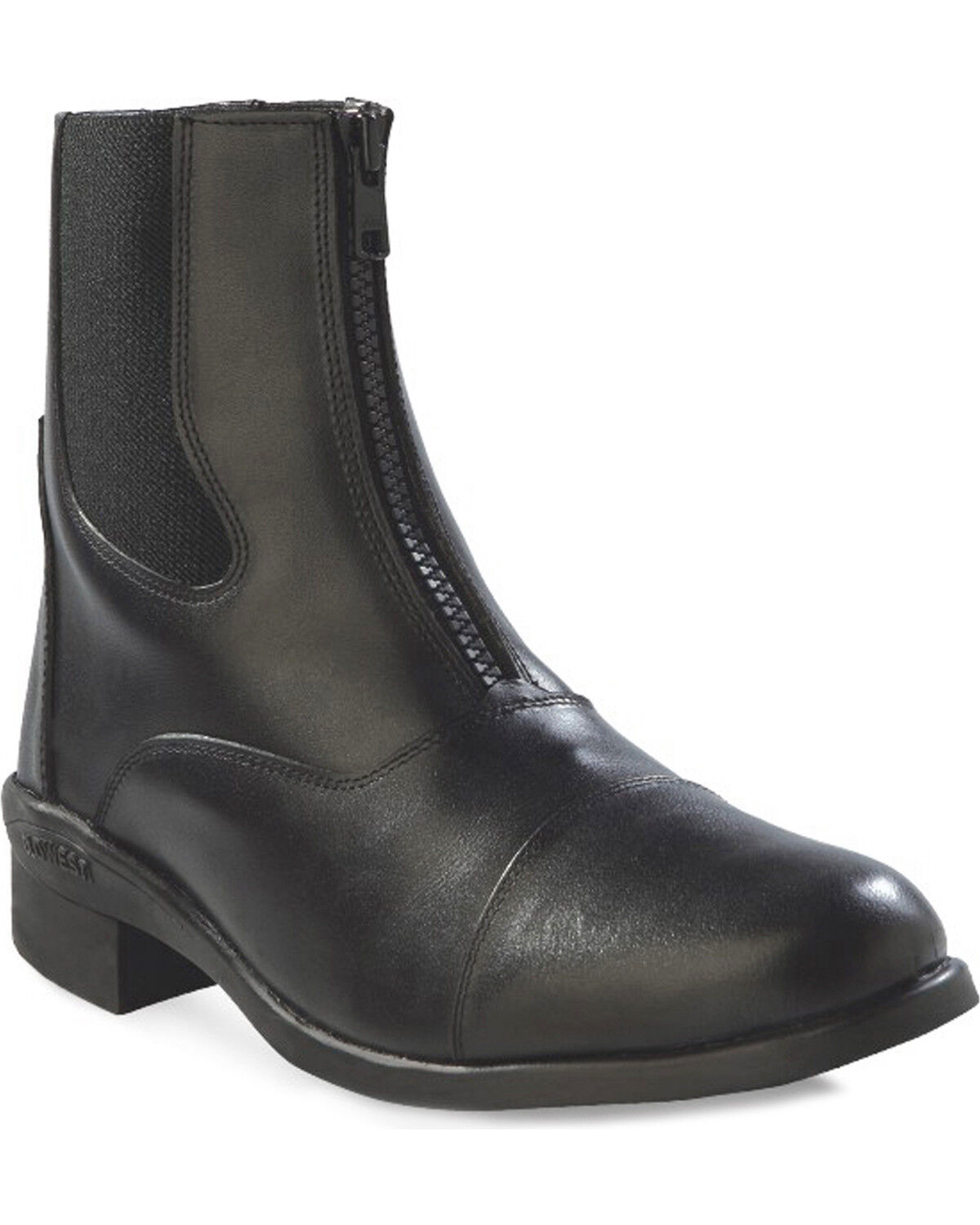 short riding boots with zip
