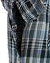 Milwaukee Performance Men's Aramid Flannel Biker Jacket - 3X, Black/blue, hi-res