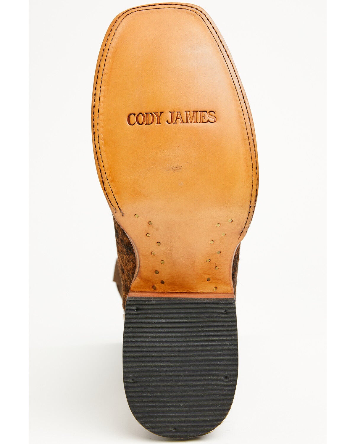 Image #7 - Cody James Men's Badlands Cowhide Western Boots - Broad Square Toe, , hi-res