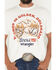 Image #3 - Wrangler X Coors Banquet Men's Served Everywhere Short Sleeve Graphic T-Shirt, Off White, hi-res