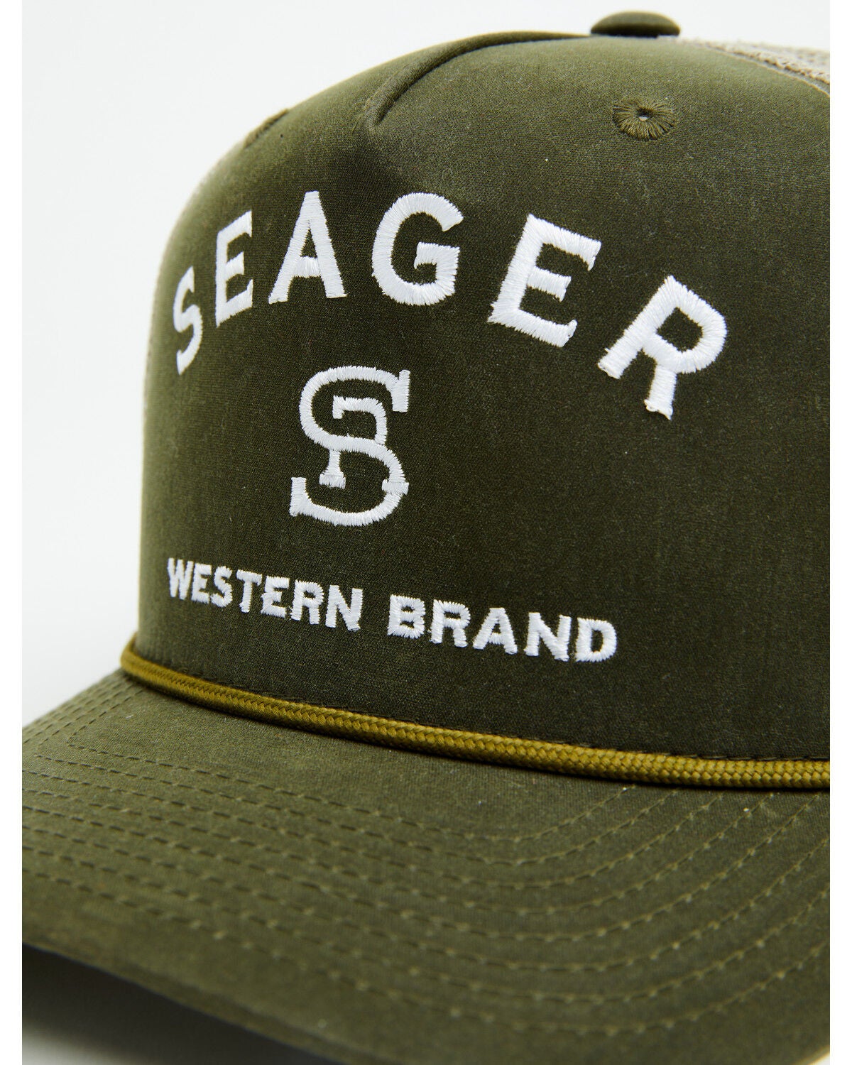 Image #2 - Seager Men's Branded Ball Cap, Green, hi-res